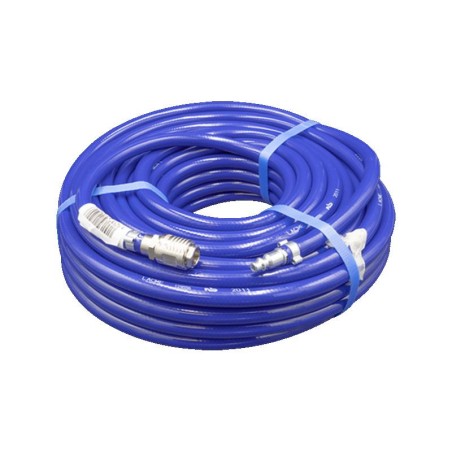 Tuyau PVC air 8 x 14 mm x 25m avec raccords rapides